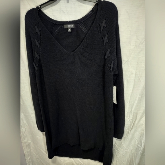 A.n.a. new black sweater dress - Picture 2 of 9